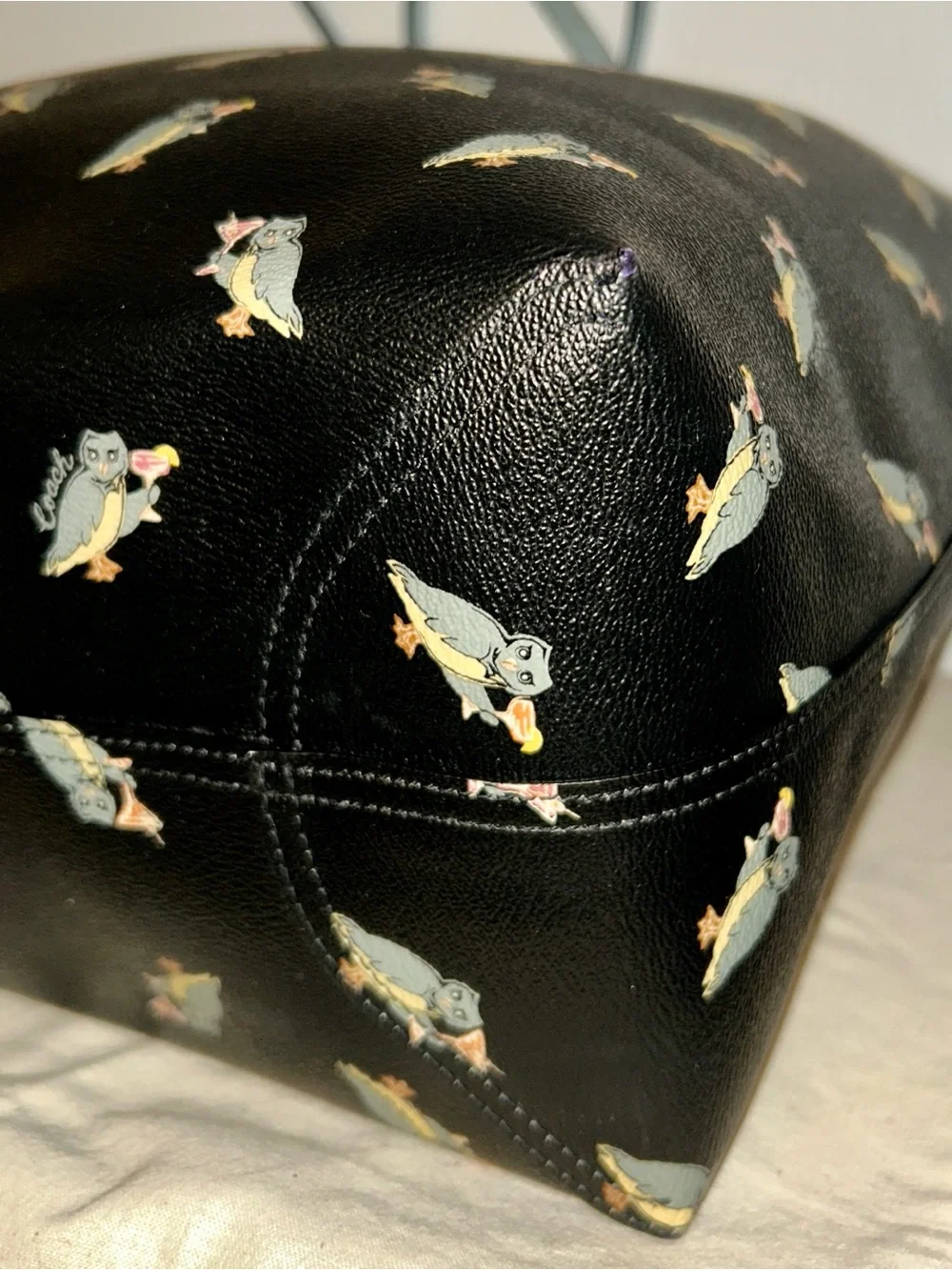 Coach logo often materials